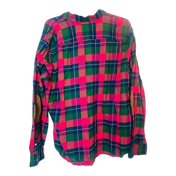 Crown and Ivy Button Down Shirt Men Size XXL Multi Plaid Classic Fit Long Sleeve - Picture 4 of 10